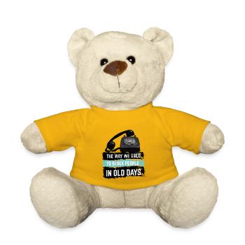 That's how we used to block people - Teddy Bear - sun yellow - Front