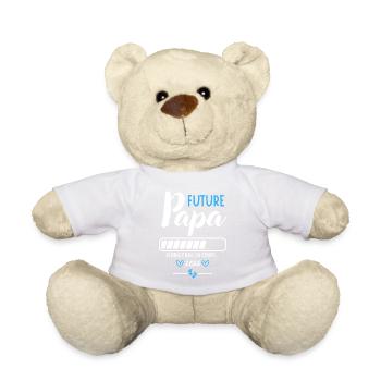 Future Dad 2026 Humor Pregnancy Loading - Teddy Bear - sun yellow - Front