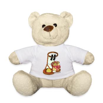 PRESENT - Teddy Bear - sun yellow - Front