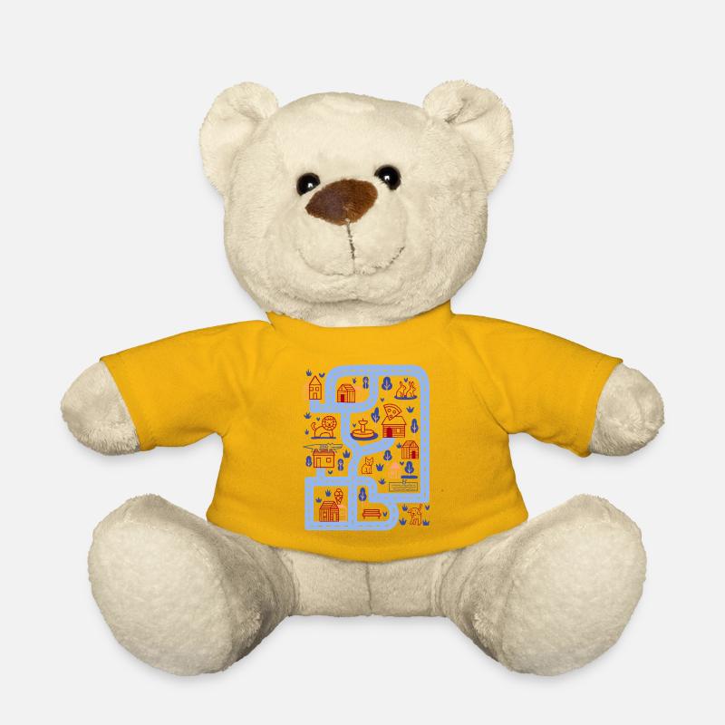 Spielstraße - Teddy - Sonnengelb