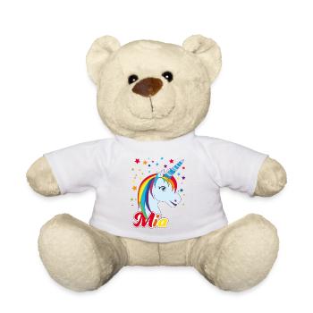Mia , Mädchenname, Lieblingsname - Teddy - Sonnengelb - Vorne