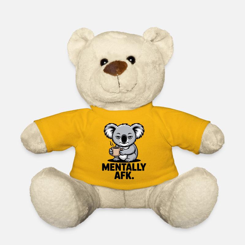 Koala AFK Kaffee - Teddy - Sonnengelb