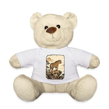 Tiger Asian Forest - Teddy Bear - sun yellow - Front
