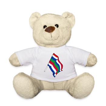 Schiermonnikoog-Flagge – Inselstolz - Teddy - Sonnengelb - Vorne