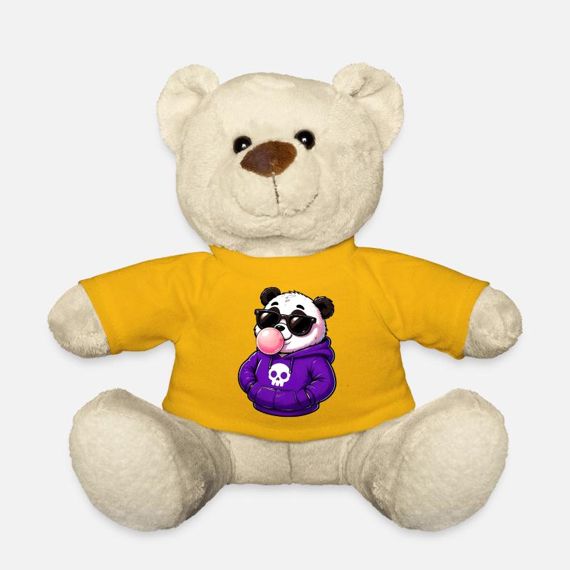 Cool_Panda_Bubblegum_Attitude - Nounours - jaune soleil