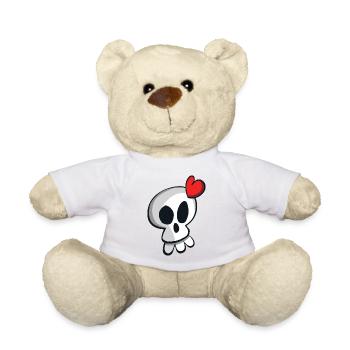 TETE DE MORT - Nounours - jaune soleil - Devant