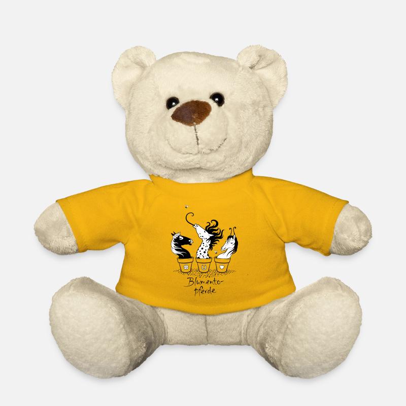 Funny Horses - Teddy Bear - sun yellow