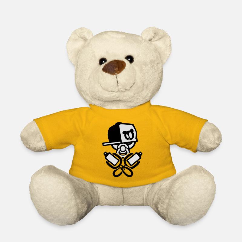 bébé fraîche de graffiti - Nounours - jaune soleil
