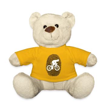Cyclists - Teddy Bear - sun yellow - Front