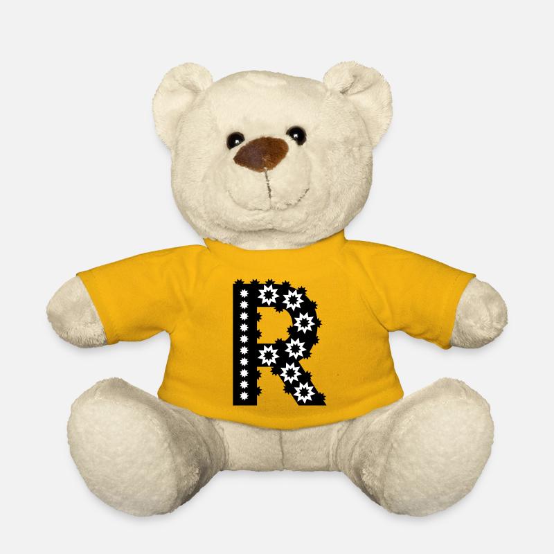 Buchstabe R - Teddy - Sonnengelb