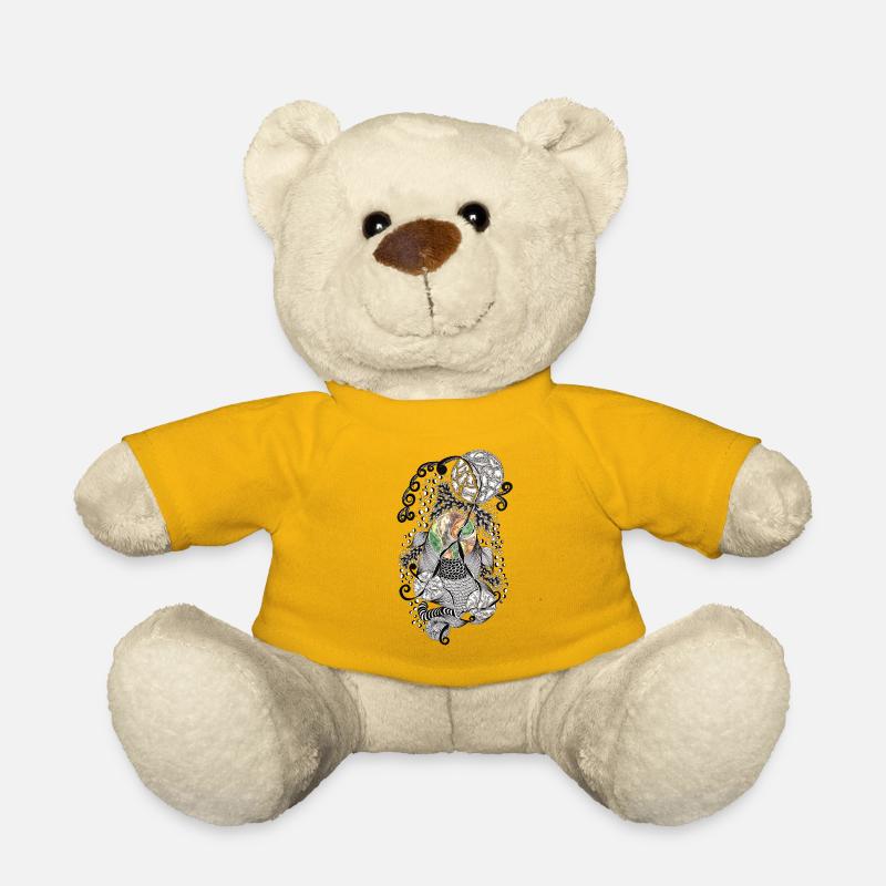 Koi Farbkreislauf Muster - Teddy - Sonnengelb