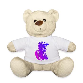 Clear Motocross Message - Teddy Bear - sun yellow - Front