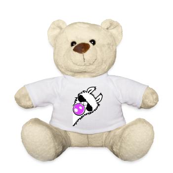 Llama Bubblegum Sunglasses Side Profile Cool Side - Teddy Bear - sun yellow - Front