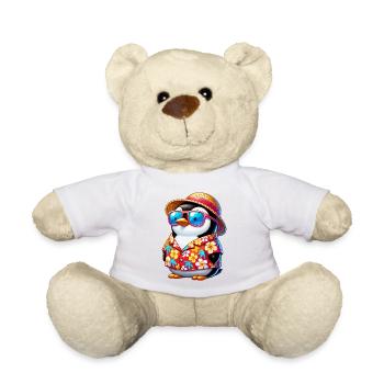 Tropen-Pinguin mit Sonnenbrille - Teddy - Sonnengelb - Vorne