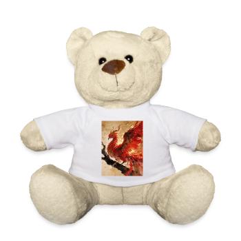 The Heart of the Phoenix: Eternal Flame - Teddy Bear - sun yellow - Front