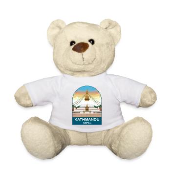 Kathmandu, Nepal Boudhanath Stupa Reisedesign - Teddy - Sonnengelb - Vorne