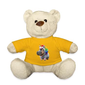 Nilpferd Einhorn - Teddy - Sonnengelb - Vorne