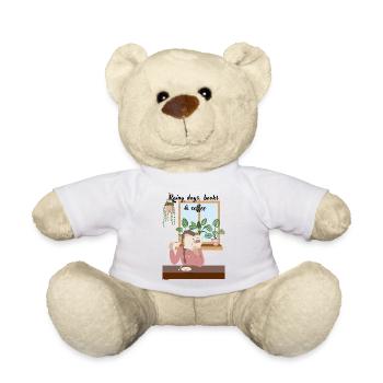 Journées câlins lecture avec café - Nounours - jaune soleil - Devant