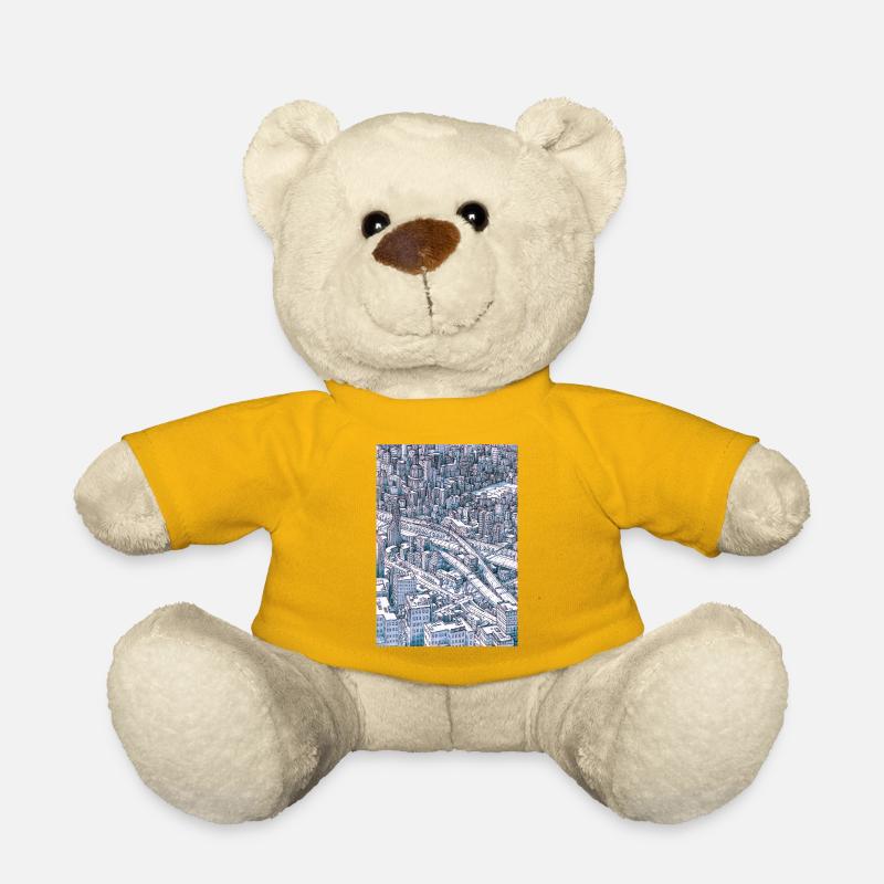 Central Park NYC - Nounours - jaune soleil