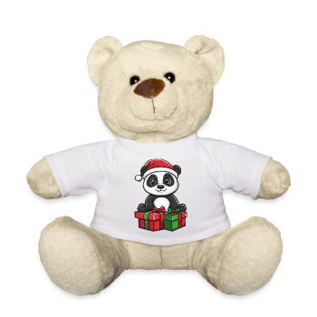 Panda Christmas Gifts - Teddy Bear - sun yellow - Front