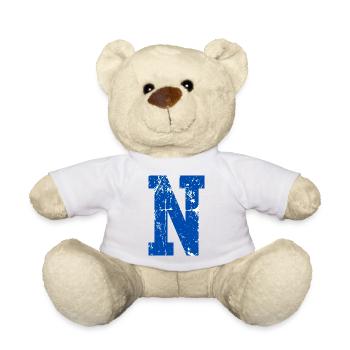 Retro Letter n Sport - Teddy Bear - sun yellow - Front