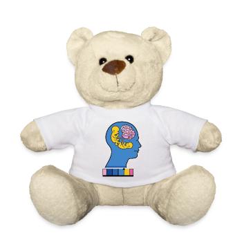TWIN IN MY MIND - nice people - Teddy Bear - sun yellow - Front