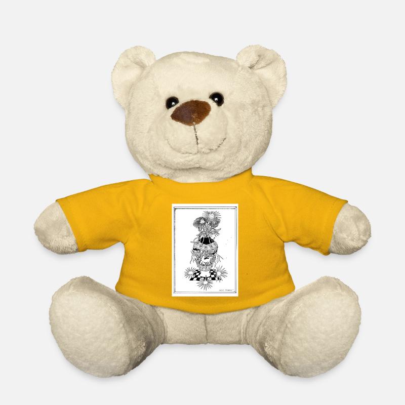 Flower_vase - Nounours - jaune soleil