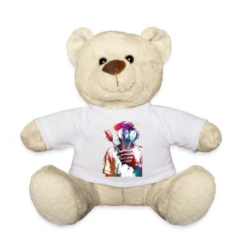 Dartspieler-Sportkunst #darts #sport - Teddy - Sonnengelb - Vorne