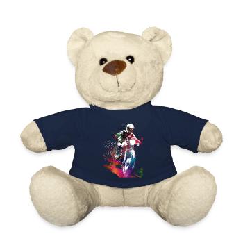Motor Racing Sports Art #motor #sport - Teddy Bear - french navy - Front