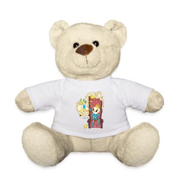Dragon and onion - Teddy Bear - sun yellow - Front