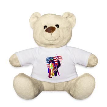 US Rock Sound Pop Art - Teddy - Sonnengelb - Vorne