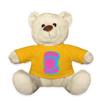Knieschoner Rollschuhfahren Roller Derby Skaten - Teddy - Sonnengelb - Vorne