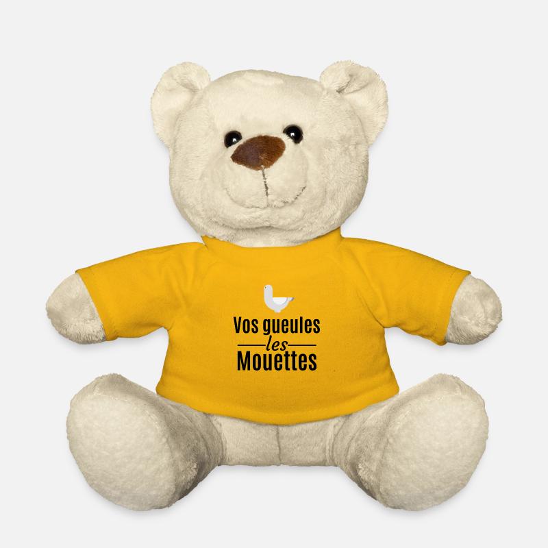 Vos gueules les mouettes - Nounours - jaune soleil