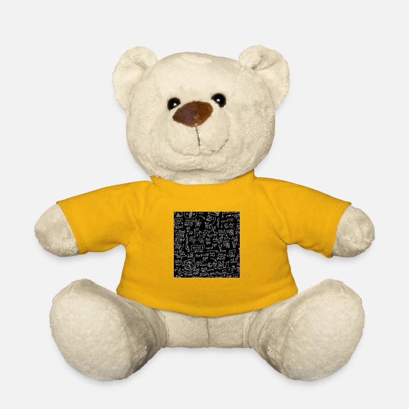 Math formula - Teddy Bear - sun yellow