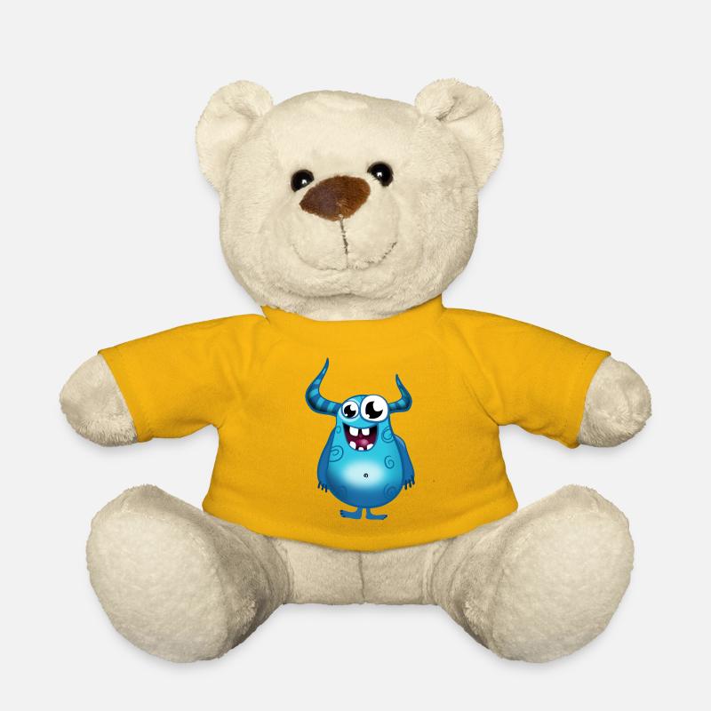 Monster - Teddy - Sonnengelb