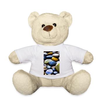 Bunte Steine - Teddy - Sonnengelb - Vorne