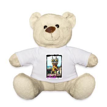 Artistic rag doll creation King City - Teddy Bear - sun yellow - Front
