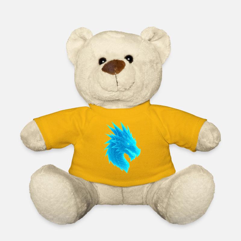 Elektrischer Drachenkopf - Teddy - Sonnengelb