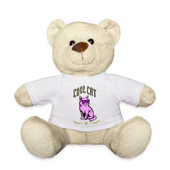 Pink Katze Sonnenbrille Stil - Teddy - Sonnengelb - Vorne