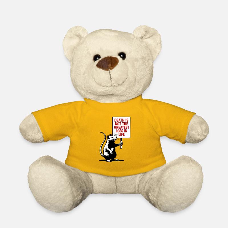 Tod ist nicht der größte Verlust - Teddy - Sonnengelb