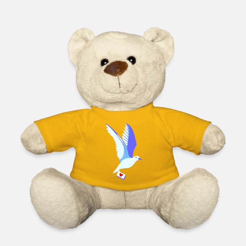 pigeon - Nounours - jaune soleil