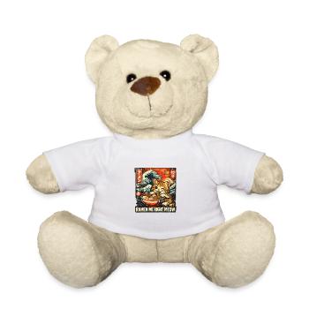 Ramen Cat Kanagawa - Teddy Bear - sun yellow - Front