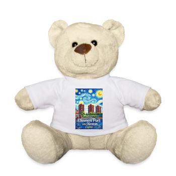 Ellesmere Port & Neston England Skyline - Teddy - Sonnengelb - Vorne