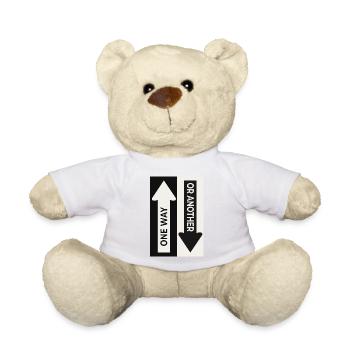 One Way Or Another Streetwear Pfeil Design - Teddy - Sonnengelb - Vorne