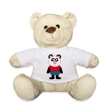 Panda Panda Ours Ours Ours Visage Ours Yeux mignons - Nounours - jaune soleil - Devant