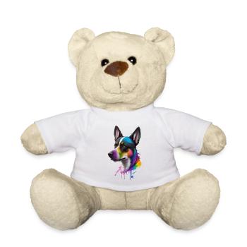 Color Dog - Teddy Bear - sun yellow - Front