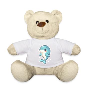 Dolphin - Teddy Bear - sun yellow - Front