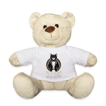 Patience Ran Away Cat - Teddy Bear - sun yellow - Front
