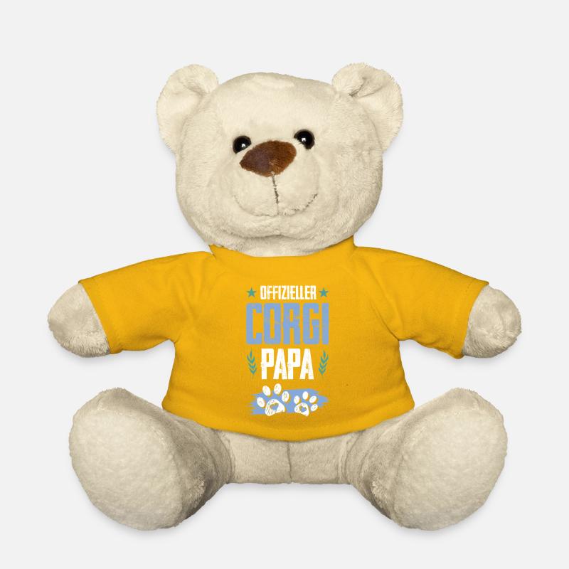 Chiens corgi papa - Nounours - jaune soleil