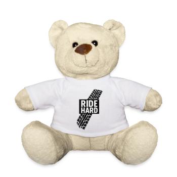 Ride Hard Tire Strip Graphic - Teddy Bear - sun yellow - Front